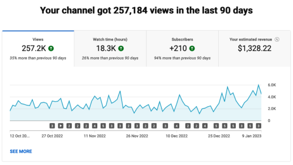Entertainment YouTube Channel for sale - Price: 6180$ - Image 2