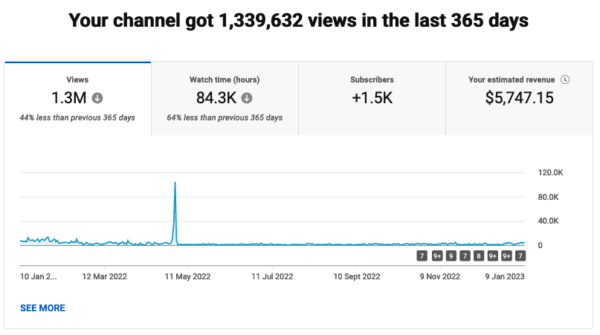 Entertainment YouTube Channel for sale - Price: 6180$ - Image 3